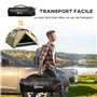 Outsunny Tente de Camping Tente familiale 3-4 Personnes Tente dôme légère ventilée étanche 3000 mm avec Sac de Transport et Croc