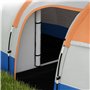 Outsunny Tente de Camping Tente Tunnel 2-3 Personnes avec Porche légère ventilée 3 Portes Sac de Transport Inclus Orange
