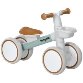 AIYAPLAY Draisienne vélo Enfant 4 Roues Selle réglable