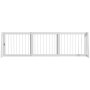 PawHut Barrière de sécurité pour Chien barrière de Protection à 3 Panneaux rétractable 71-190 cm clôture pour Animal Domestique