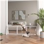 PawHut Barrière de sécurité pour Chien barrière de Protection à 3 Panneaux rétractable 71-190 cm clôture pour Animal Domestique 