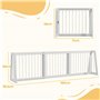 PawHut Barrière de sécurité pour Chien barrière de Protection à 3 Panneaux rétractable 71-190 cm clôture pour Animal Domestique 