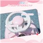 AIYAPLAY Porteur Enfants Voiture Porteur Bébé 18-36 Mois Volant klaxon et Butée Anti-Bascule Charge 25 kg 53x25x35 cm Rose
