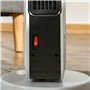 HOMCOM Radiateur électrique Chauffage soufflant oscillant 1100/2200 W, céramique PTC, télécommande incluse, chauffage d'appoint,