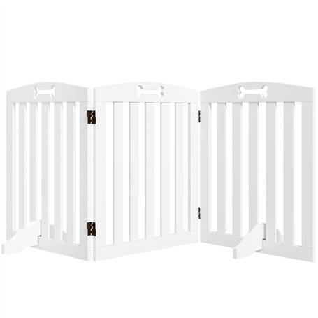 PawHut Barrière de sécurité Chien