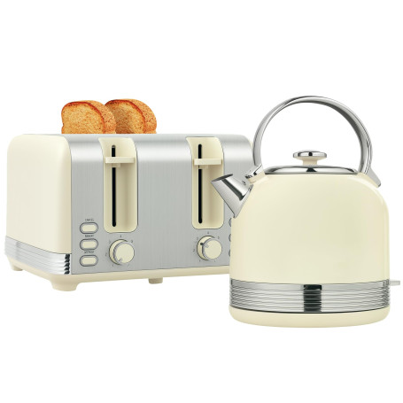 HOMCOM Ensemble bouilloire et grille-pain 2200 W
