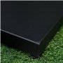 Outsunny Pied de Parasol carré, Socle Parasol extérieur, pour mât de Ø 35,38 et 48 mm, Poids Net 18 Kg, Base de Parasol en métal