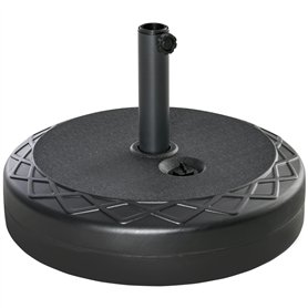 Outsunny Pied de Parasol Rond