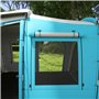 Outsunny Tente de Camping familiale pour 3-4 Personnes avec 2 Chambres, 4 fenêtres et 4 Portes, Sac de Transport, imperméable, 4