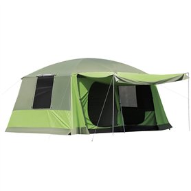 Outsunny Tente de Camping avec Porche pour 4 à 8 Personnes