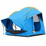 Outsunny Tente de Voiture hayon Famille 5-6 Personnes Tente de Camping pour SUV avec 3 Portes et fenêtre en Maille