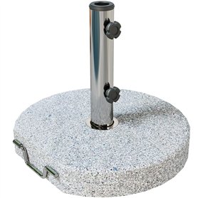 Outsunny Pied de Parasol Rond