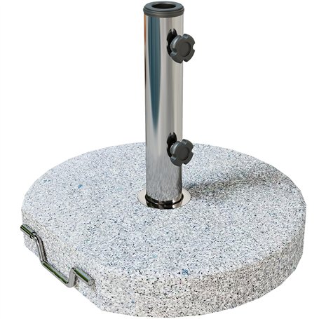 Outsunny Pied de Parasol Rond