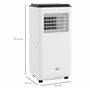 climatiseur portable 4 en 1 minuterie 24H avec évacuation