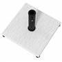 Outsunny Pied de Parasol carré, Support Parasol, Base de lestage en métal avec Patins réglables, Poids Net 13 kg, 40 x 40 x 37 c