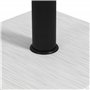 Outsunny Pied de Parasol carré, Support Parasol, Base de lestage en métal avec Patins réglables, Poids Net 13 kg, 40 x 40 x 37 c