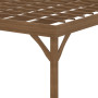 Outsunny Pergola 4 x 3 m en Bois, pergola Jardin extérieure, Traditionnelle autoportante Toit terrasse à décorer, avec 4 Pieds, 