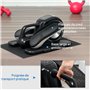 SPORTNOW Elliptique de Bureau, vélo elliptique électrique avec télécommande et écran LCD, 12 Vitesses réglables, pédalier électr