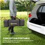 Outsunny Tente de Camping avec Porche pour 4 à 6 Personnes, Tente Tunnel familiale légère ventilée étanche 5 000 mm Montage Faci