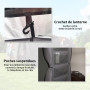 Outsunny Tente de Camping avec Porche pour 4 à 6 Personnes, Tente Tunnel familiale légère ventilée étanche 5 000 mm Montage Faci