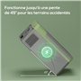 Outsunny Glacière électrique portable 16,3L, réfrigérateur de voiture portable congélateur et réfrigérateur 12/24V, avec modes E