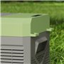 Outsunny Glacière électrique portable 16,3L, réfrigérateur de voiture portable congélateur et réfrigérateur 12/24V, avec modes E