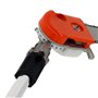 Élément élagueuse pour multifonction 4 en 1 et outil sur perche, tête orientable