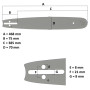 GT Garden Guide 16 Pouces (40 cm) avec chaîne 66 maillons pour tronçonneuse