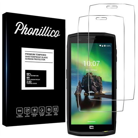 PHONILLICO Verre Trempé pour Crosscall Action X5 [Pack 2] Film Vitre Protection Ecran