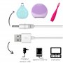 PHONILLICO Cable de recharge 80 cm compatible avec Foreo Luna/Luna 2/Luna 3/Luna 4/Luna Mini/Luna Mini 2/Luna Mini 3/Luna Go/Lun