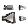 KS Tools - 960.1180F - décapeur thermique - Pistolet thermique digital - pistolet air chaud 2000 W - decapeur thermique avec 4 b