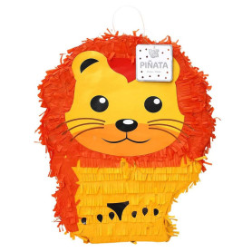 Pinata Forme Lion à Garnir H39cm