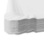 Miamex Lot de 20 Plateaux en Carton Blanc - Plateaux de Présentation pour Pâtisseries/Amuse-bouches/Buffets (23 x 33 cm)