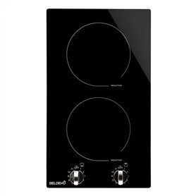 Plaque Induction 2 Feux Encastrable avec commandes par Boutons/Manettes BELDEKO - 3600W - 11 Niveaux de Puissance - Fiable et Ro