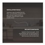 BELDEKO - Plaque de cuisson Gaz verre noir 3 zones - 5250 W - Gaz ville et bouteille - Grilles en fonte