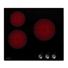 Table Vitrocéramique Manettes 3 Foyers - 5200W