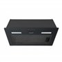 HOTTE ENCASTRABLE - GROUPE FILTRANT NOIR 52 CM - 335 m3/h - Evacuation ou Recyclage - Filtres à Charbon Inclus - BELDEKO