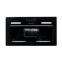 HOTTE ENCASTRABLE - GROUPE FILTRANT NOIR 52 CM - 335 m3/h - Evacuation ou Recyclage - Filtres à Charbon Inclus - BELDEKO