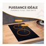 Plaque Induction 2 Feux Encastrable BELDEKO - 3600W - Fiable et Robuste - Minuteur, Touches Tactiles, Anti-Débordement, 9 Niveau