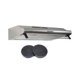 HOTTE CASQUETTE/VISIERE DOUBLE MOTEURS 60 CM - INOX | BELDEKO