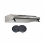 HOTTE CASQUETTE/VISIERE DOUBLE MOTEURS 60 CM - INOX | BELDEKO