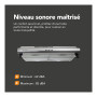 HOTTE CASQUETTE/VISIERE DOUBLE MOTEURS 60 CM - INOX | BELDEKO