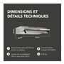 HOTTE CASQUETTE/VISIERE DOUBLE MOTEURS 60 CM - INOX | BELDEKO