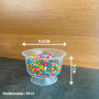 Table'Colors 100 Coupelles 23 cl - 100% Recyclable et Réutilisable - Passe au Micro-onde - Pour Plats Chauds et Froids - Vaissel