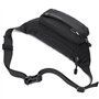 David Jones - Sac Banane Homme Unisexe en Nylon - Sac 4 Compartiments à Zip - Sac Porté Epaule Travers Taille Ceinture - Léger S