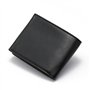 David Jones - Portefeuille Homme Simili Cuir - Porte-Cartes Porte-Monnaie Cuir synthétique Lisse - Poche à Billets et Pièces - N