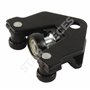 Roulette porte latérale droite compatible pour Trafic 2, Vivaro A, Primastar (2000-2014) galet de porte coulissante – Guide BAS 