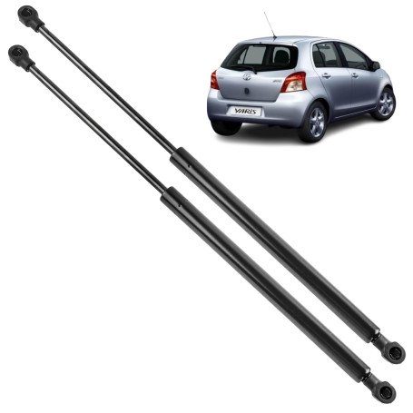 2 verins de coffre compatibles pour Toyota Yaris 2 (2005-2011) vérin de hayon. 689600D010