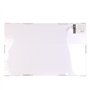 Home Deco Factory HD4209 Cadre-Photos Mural Pêle-mêle 6 Vues 10x15cm Bois et Verre Beige et Blanc H31,5 x 49 x 3 cm