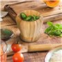 COOK CONCEPT - KA4328 - Pilon et Mortier en Bambou Cuisine Ustensile de Cuisine Ustensile de Preparation